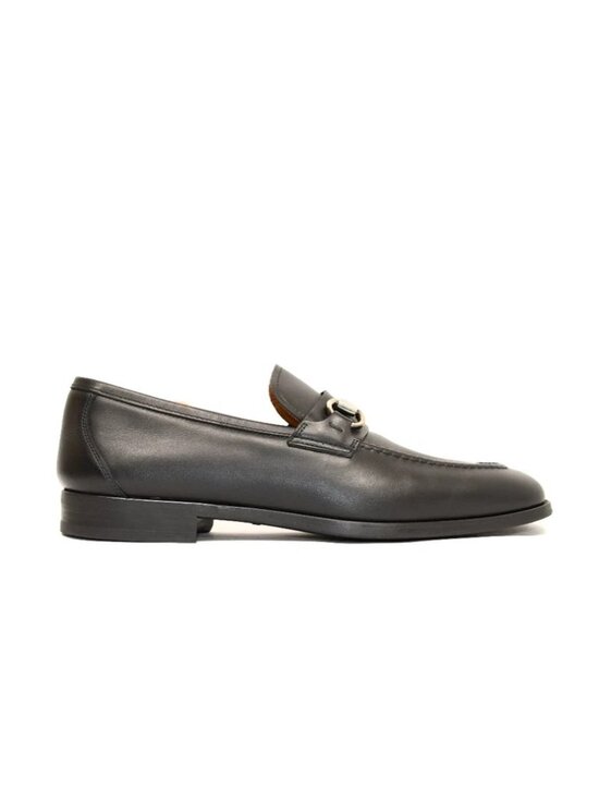 New! Magnanni Men\'s Lampo Bit Buckle Loafers Black 8 M US 25911 DD554